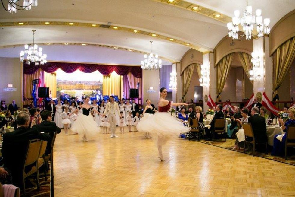 Spectacle de ballet au Bal viennois.