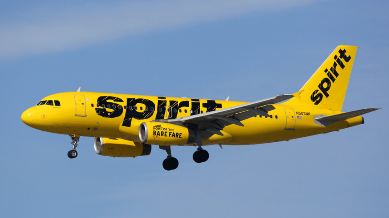 Spirit plane in flight.