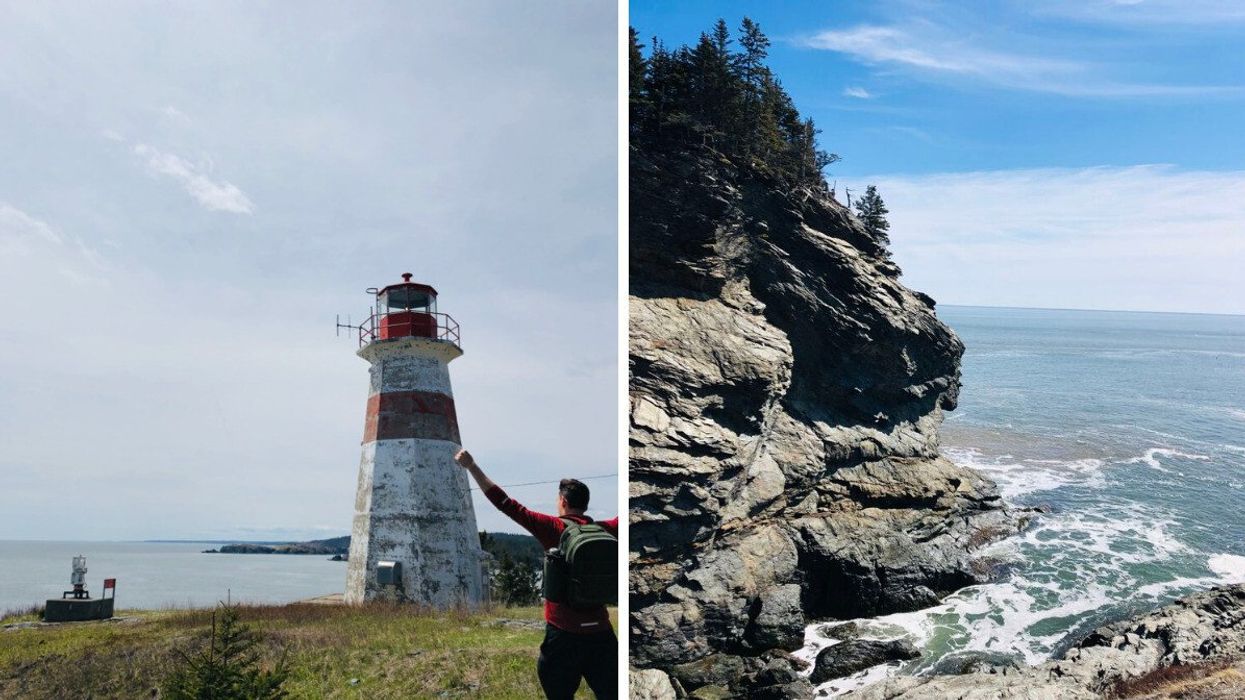 Split Rock Trail in New Brunswick.