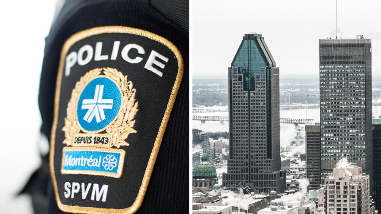 SPVM. Droite : Montréal.