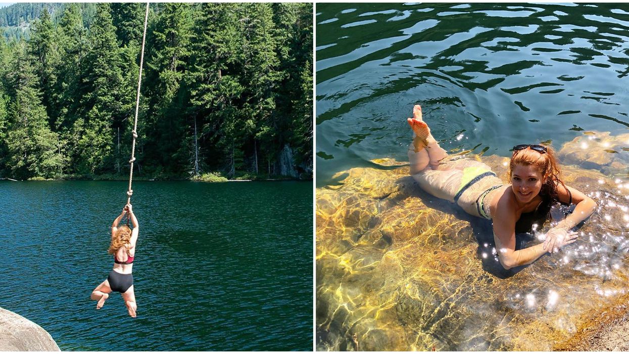 Squamish Swimming Hole You Can Swing Over The Water At This Hidden Spot