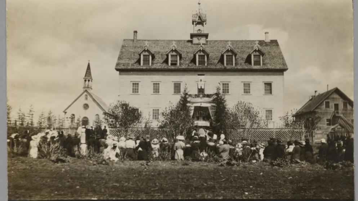 St. Bernard's Mission Residential School in Grouard, Alberta.