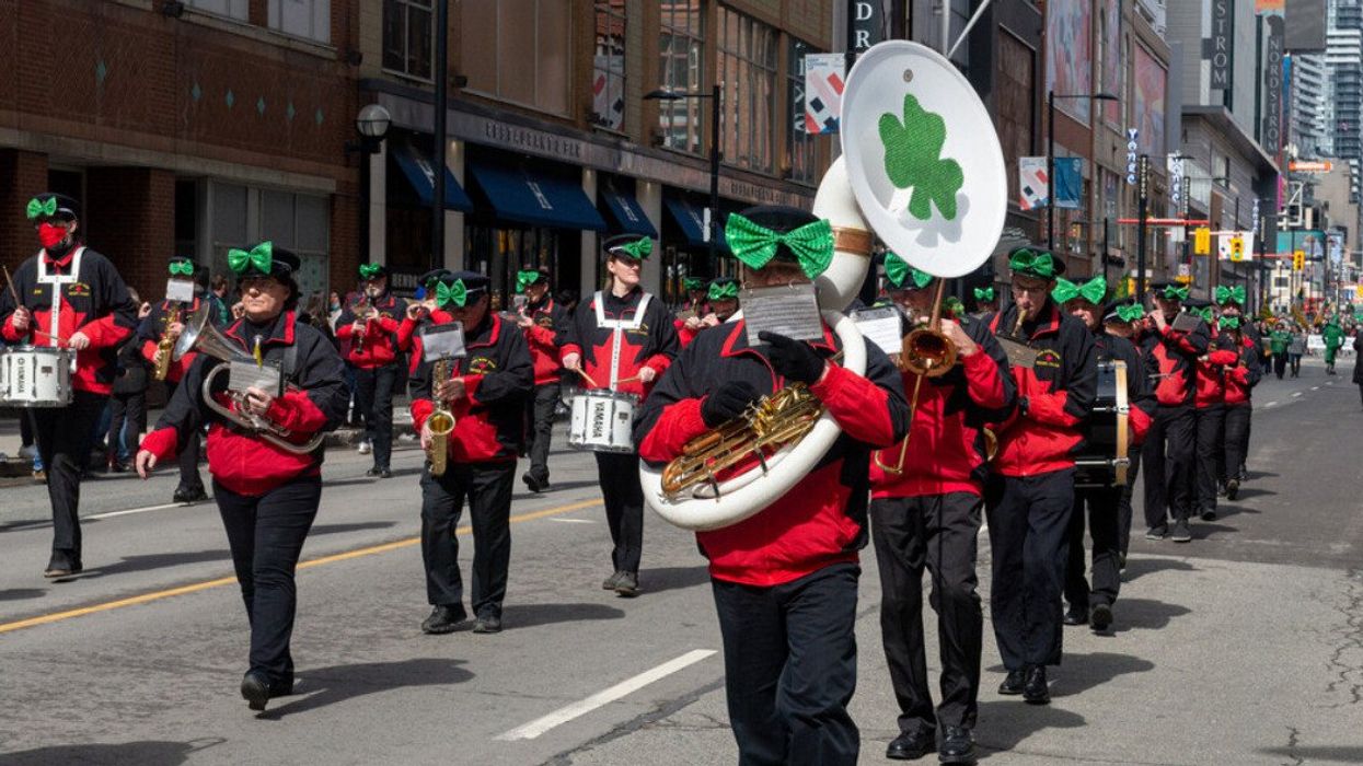 St. Patrick's Day Parade in Toronto, Ontario.