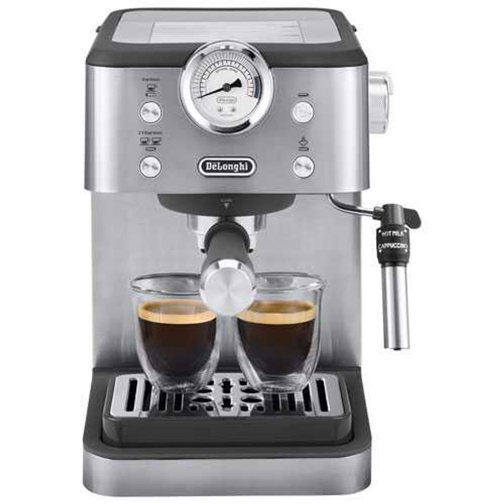 stainless steel De'Longhi Linea Classic espresso machine