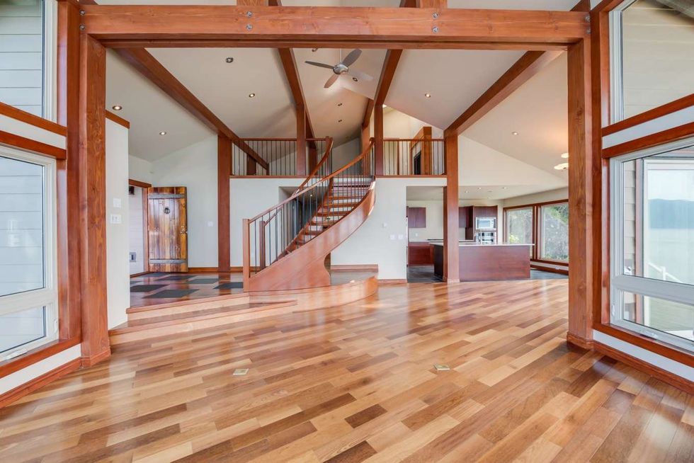 Staircase in the house.