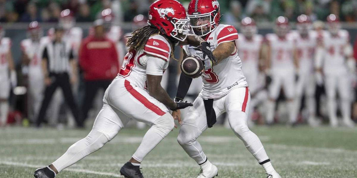 Stampeders continue playoff pursuit with third straight win, beat Roughriders 37-31 Stampeders continue playoff pursuit with third straight win, beat Roughriders 37-31