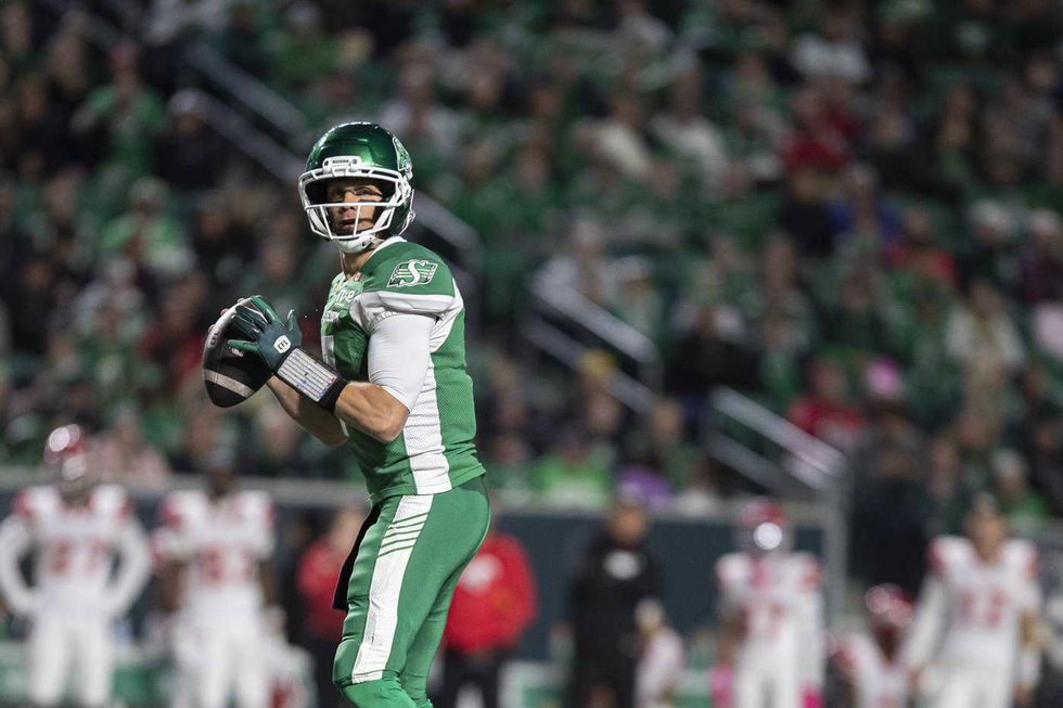 Stampeders hold off Riders to continue hot run