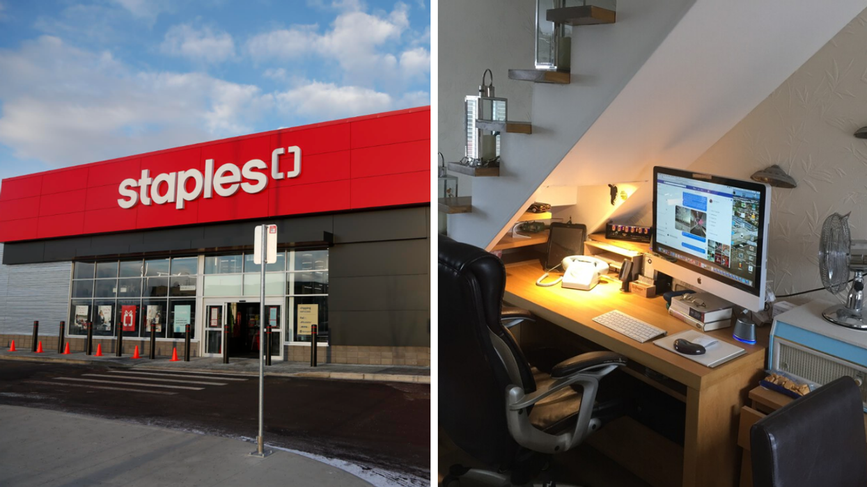 Staples Is Giving Canadians $100 To Upgrade Their WFH Space & Here's How To Get It