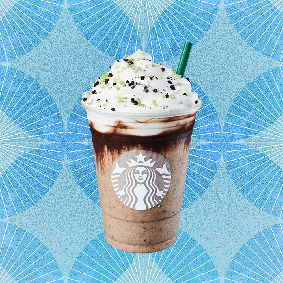 Starbucks Chocolate Java Mint Frappuccino.