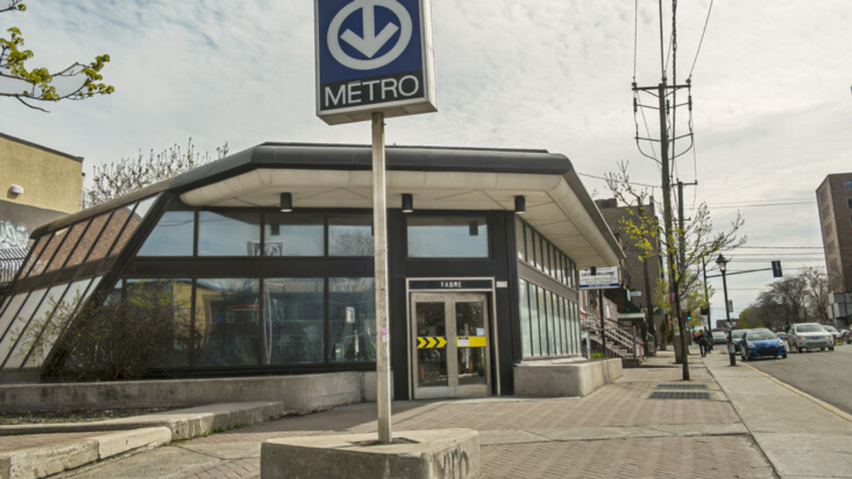 Station de métro Fabre.