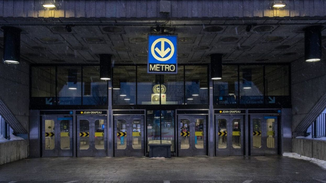 Station de métro Jean-Drapeau à Montréal.