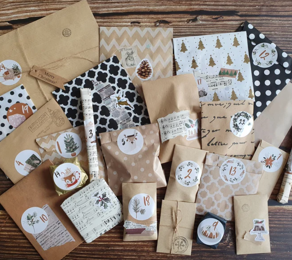 Stationery Advent Calendar on Etsy.