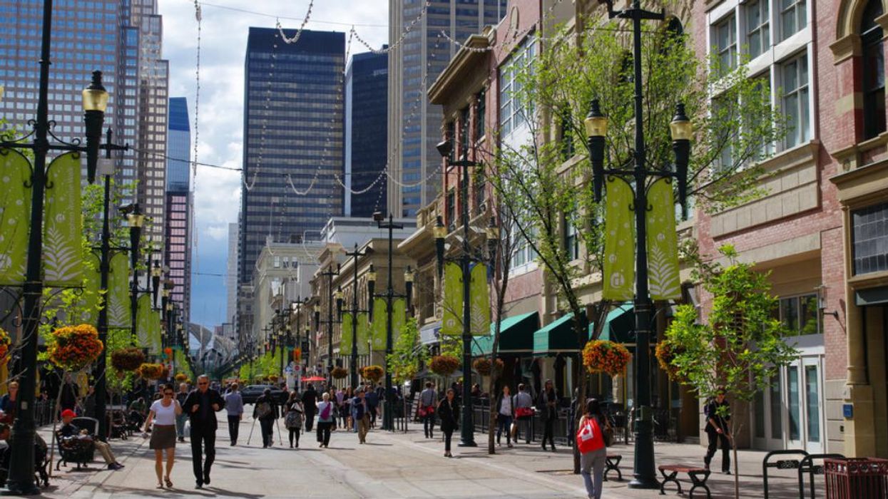 Stephen Avenue in Calgary.