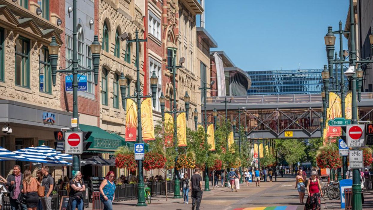 Stephen Avenue in Calgary.