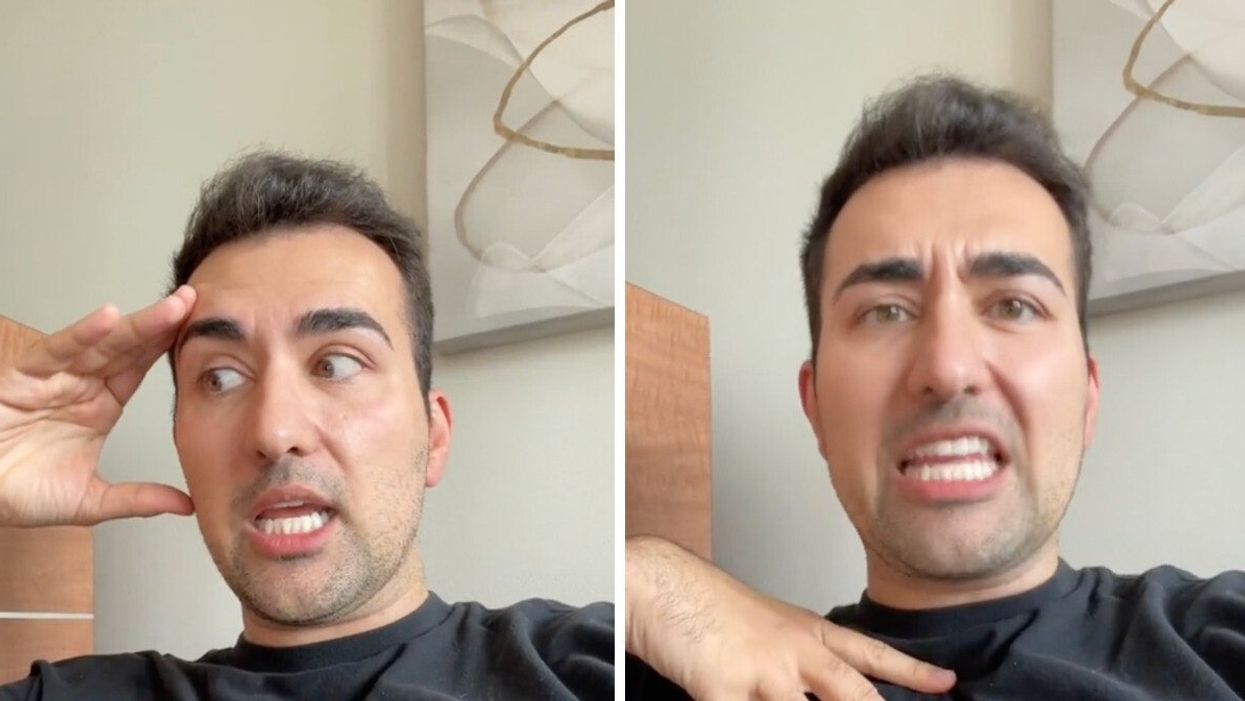 Stephen Covic talking about tipping in Vancouver on TikTok.