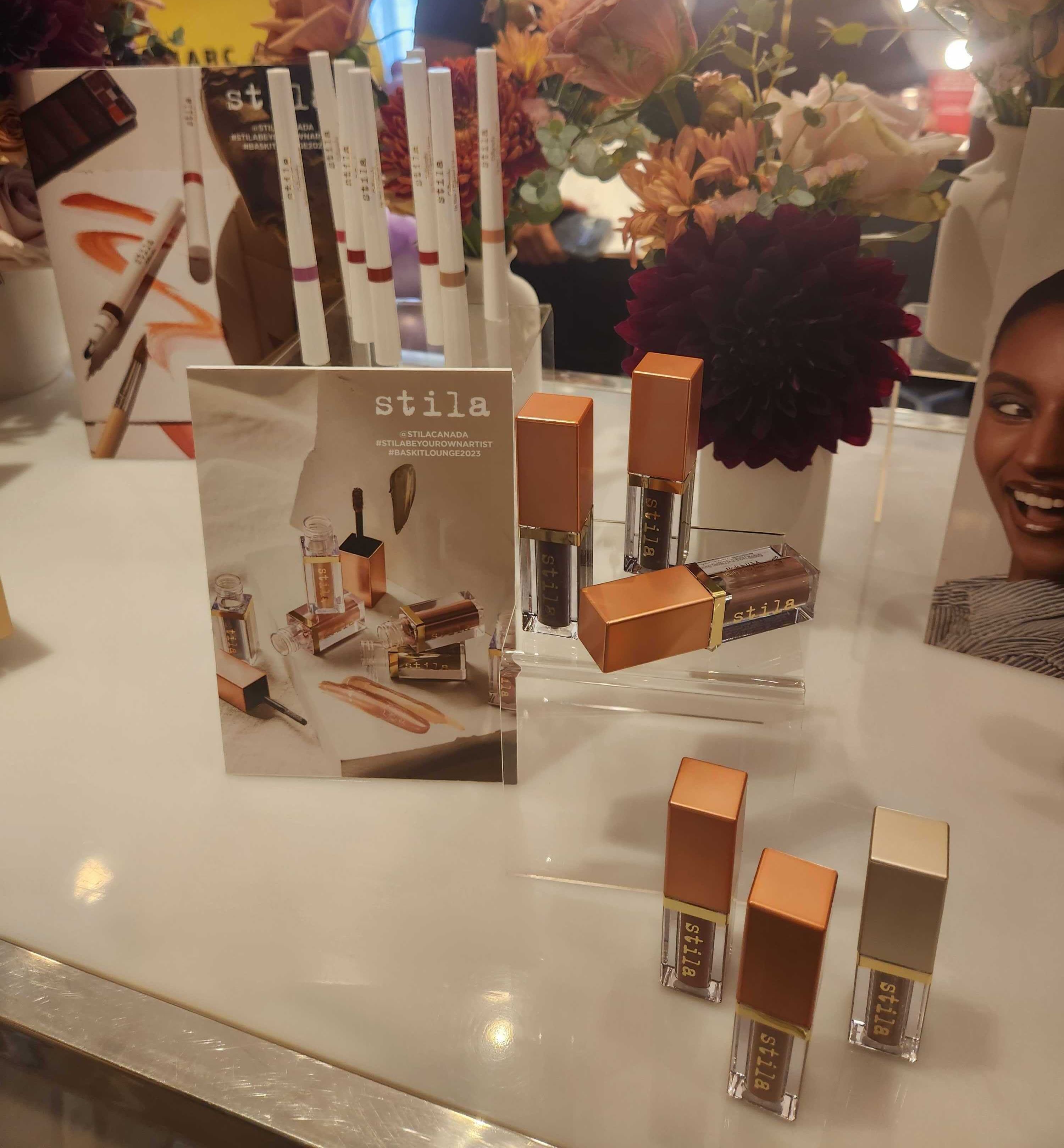 Stila products at the TIFF 2023 Bask-It-Style media preview.