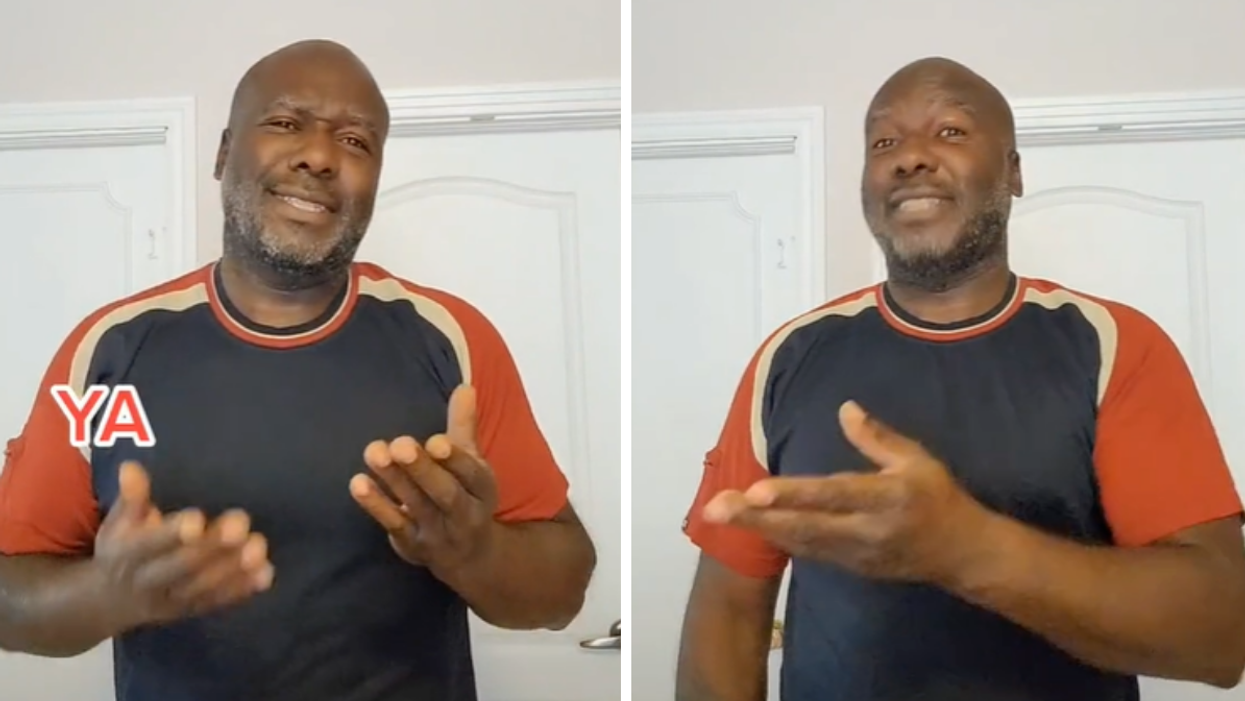 Stills from the TikTok on 'How to speak Canadian.'