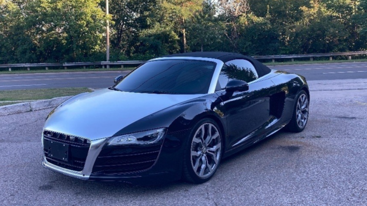 Stolen 2011 Audi R8 V10 Spyder.