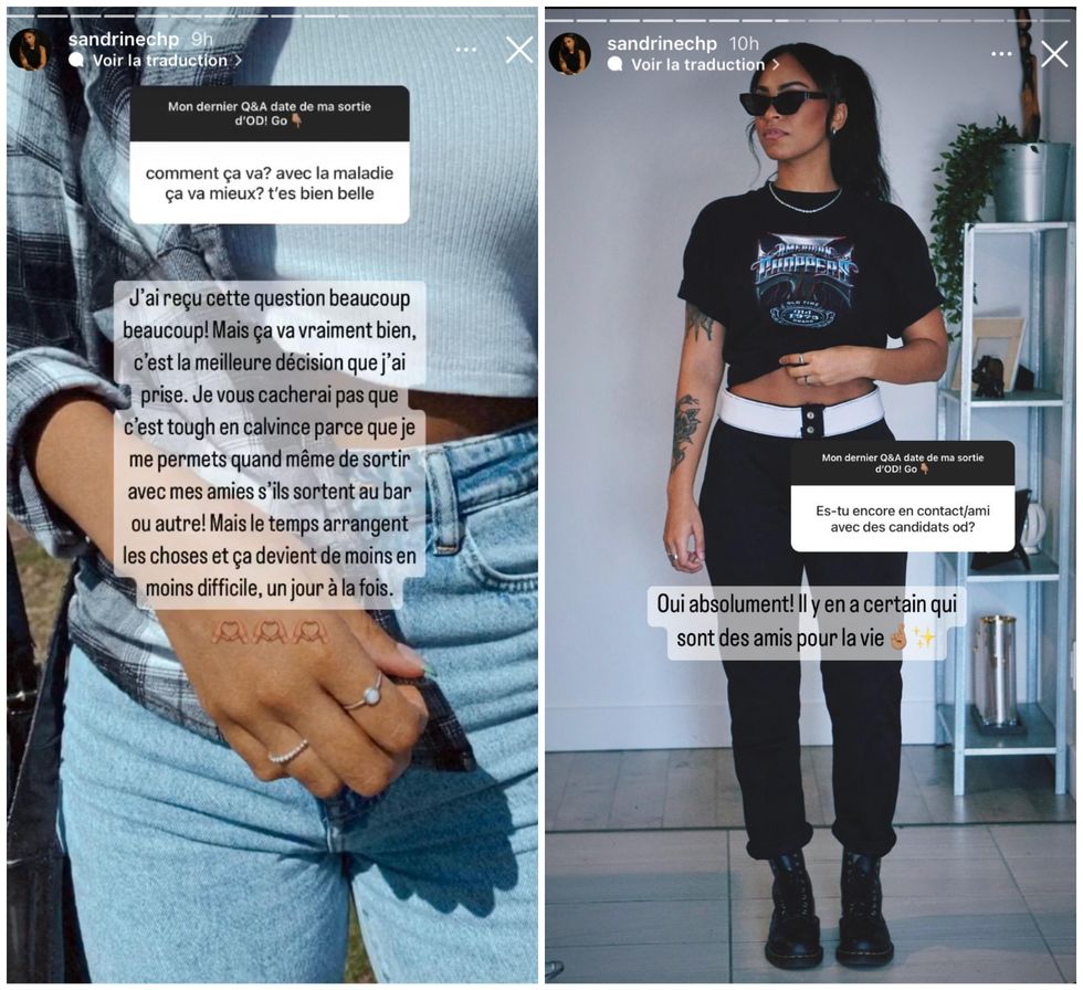 Stories de \u200bSandrine d'OD Martinique.