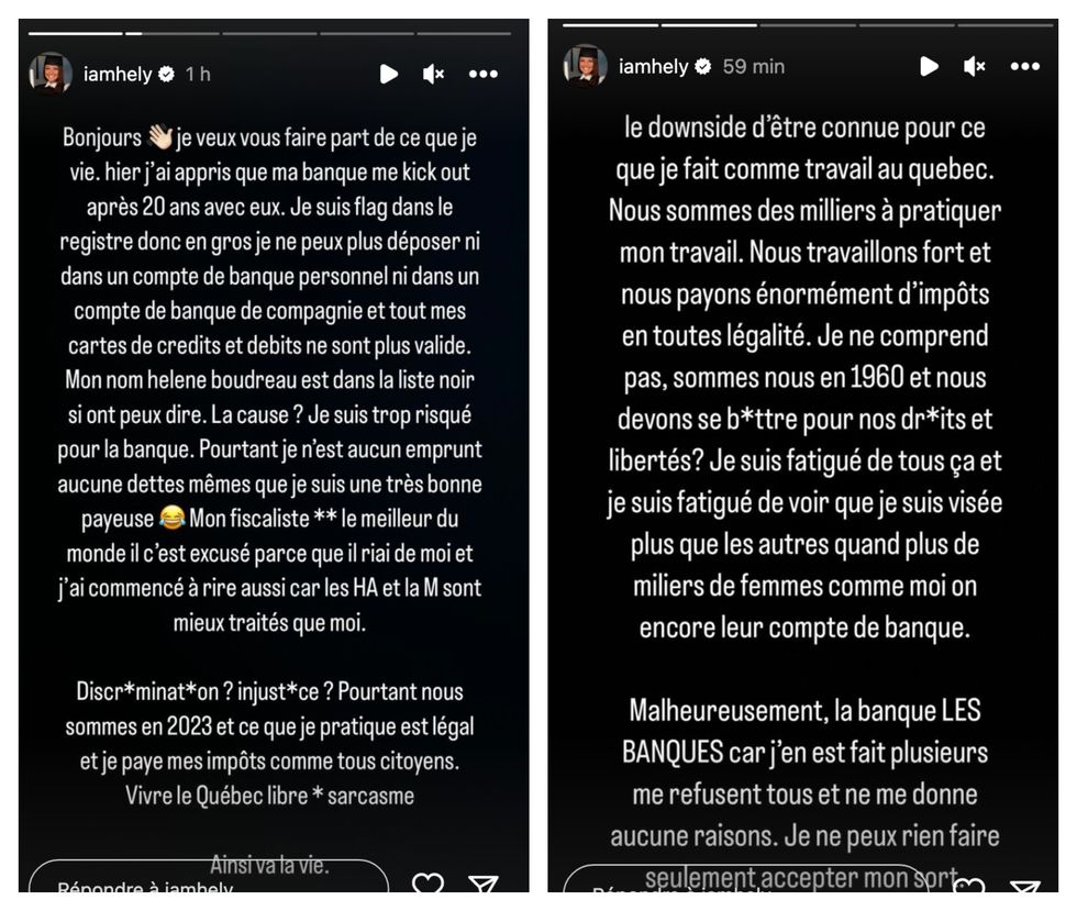 Story d'H\u00e9l\u00e8ne Boudreau.