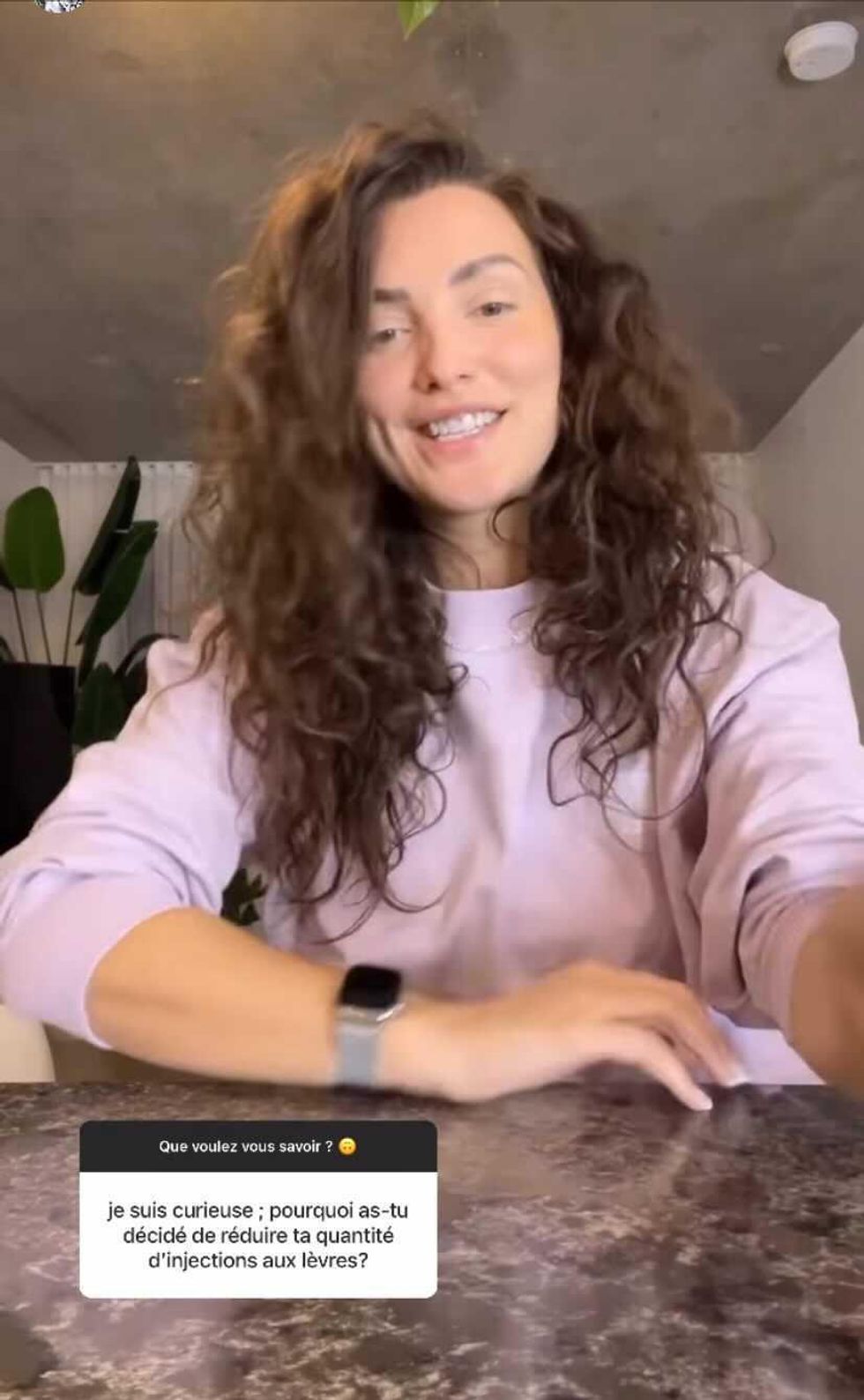 Story Instagram d'Audrey Dickey.