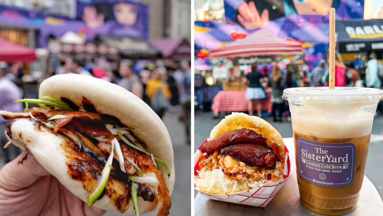 Street food vendors from previous Smorgasburg markets.
