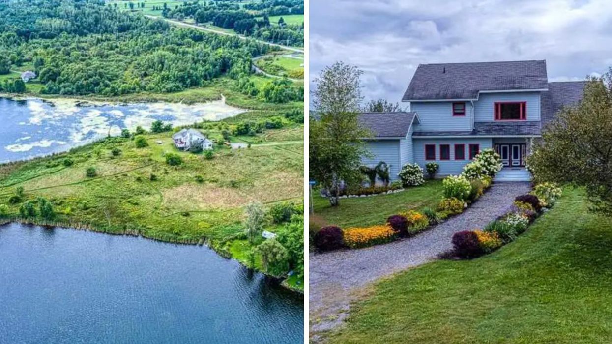 Stunning Ontario Home For Sale Sits On The Water & Feels Like Your Own Slice Of Europe