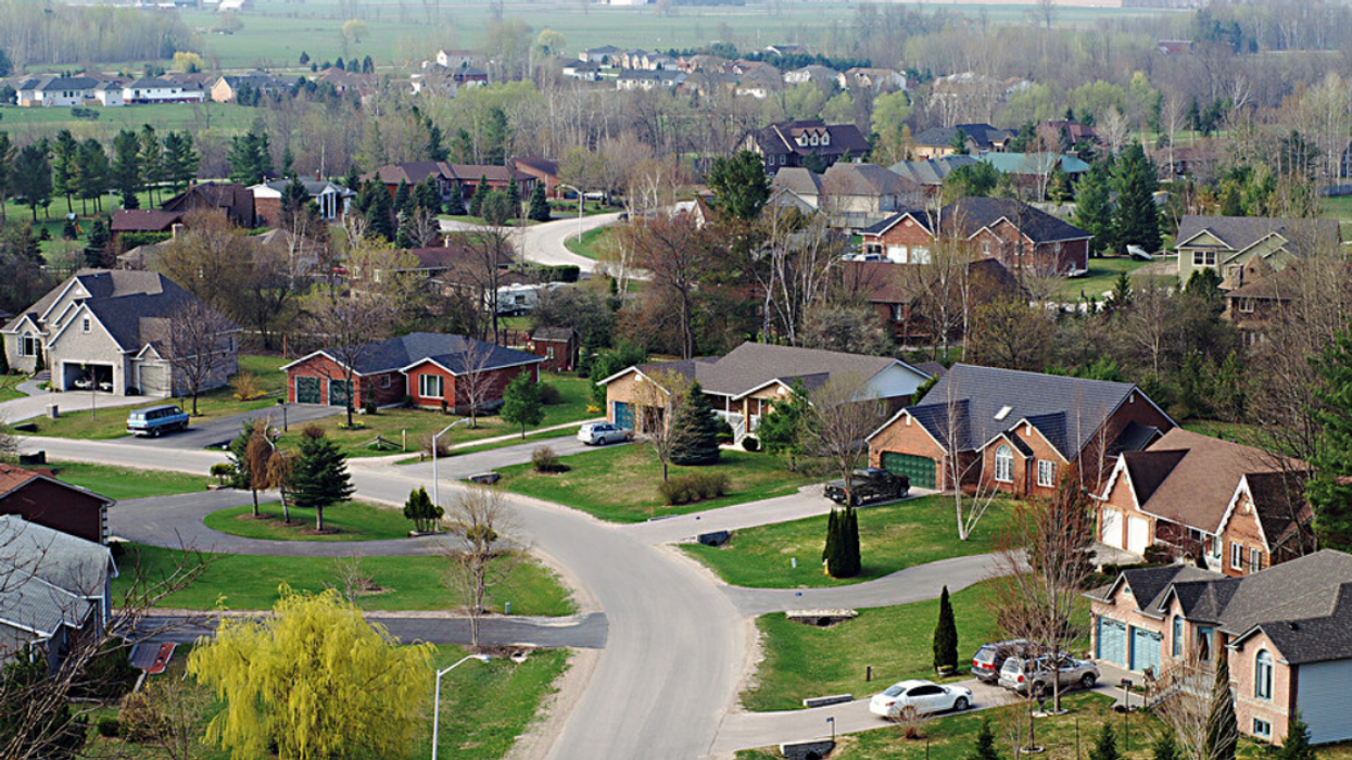 Suburbs in Ontario.