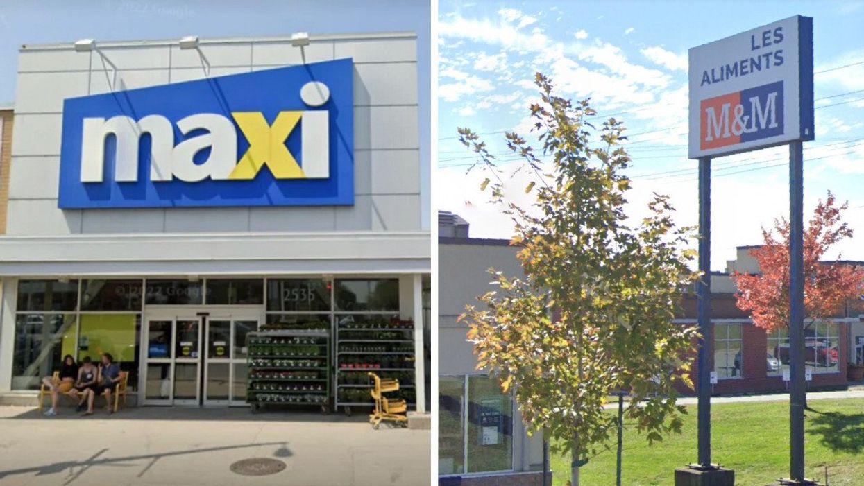 Succursale Maxi. Droite : Succursale M&M.