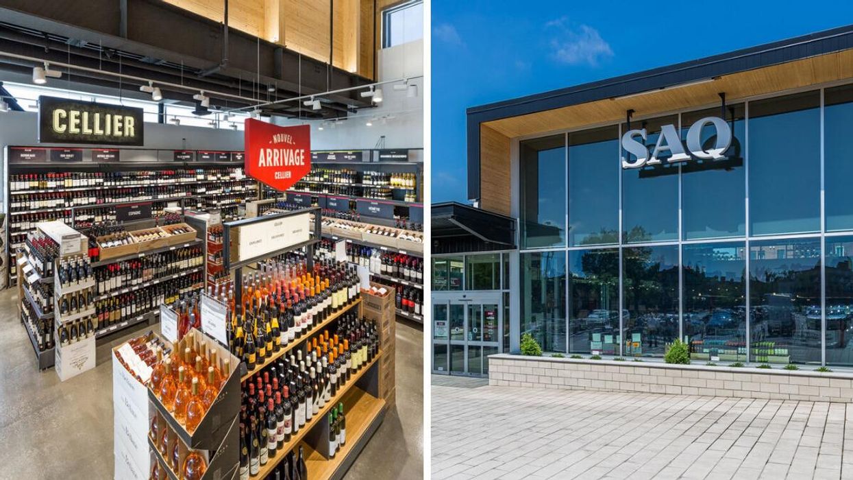 Succursale SAQ à Montréal.