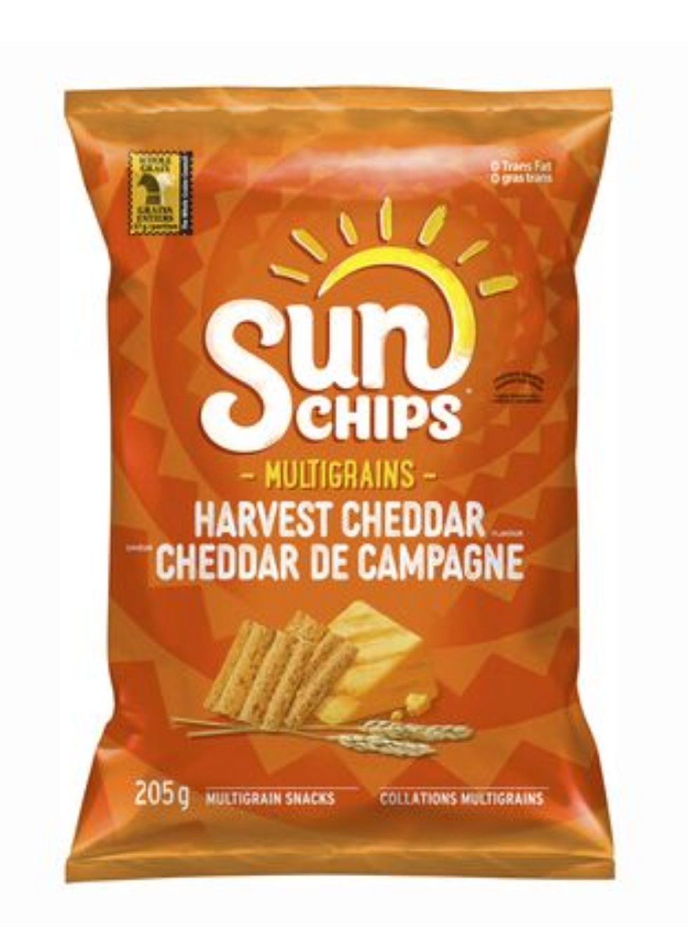 SunChips cheddar de campagne collations multigrains.