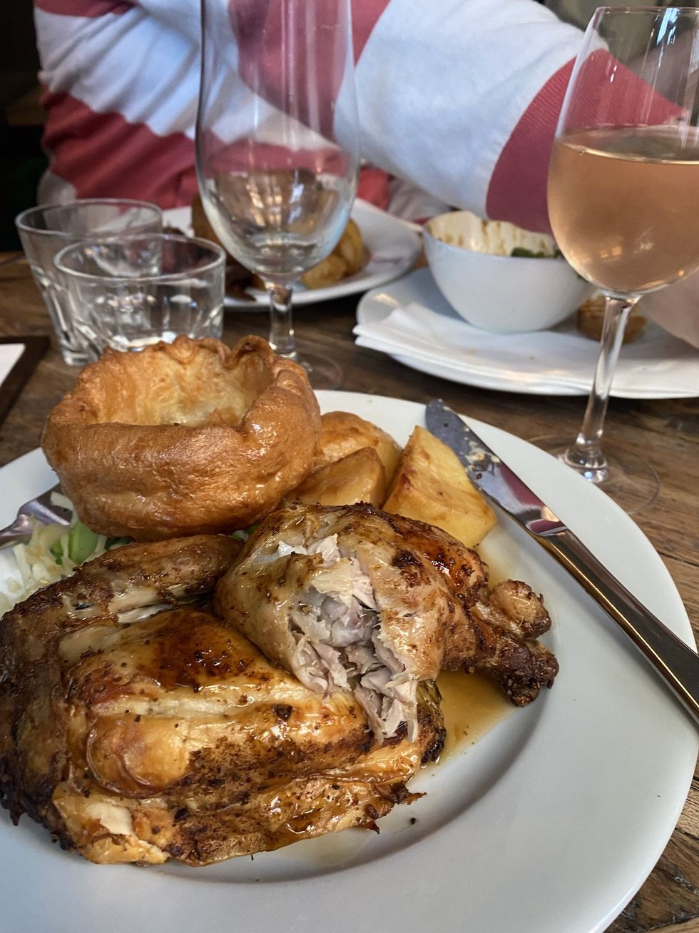 sunday roast in london pub