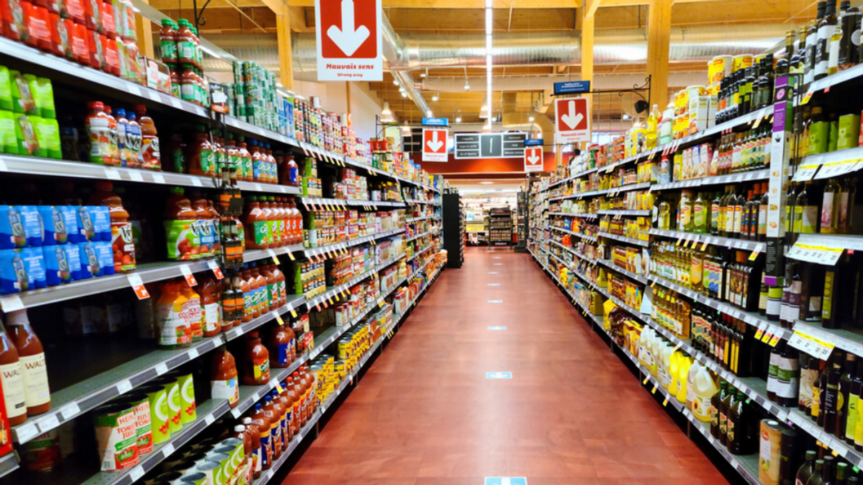 Supermarché au Québec.