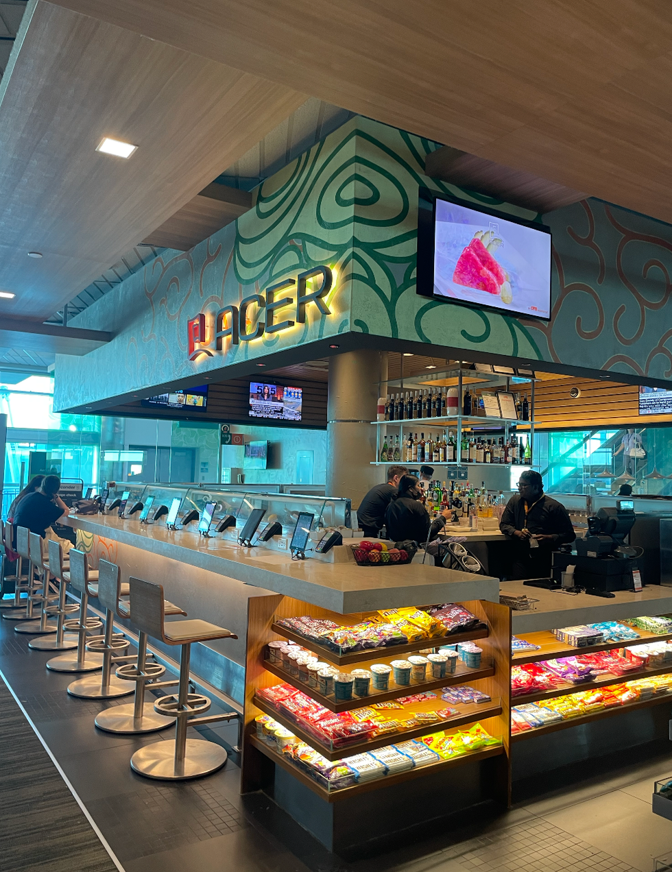 Sushi restaurant at Pearson Airport.