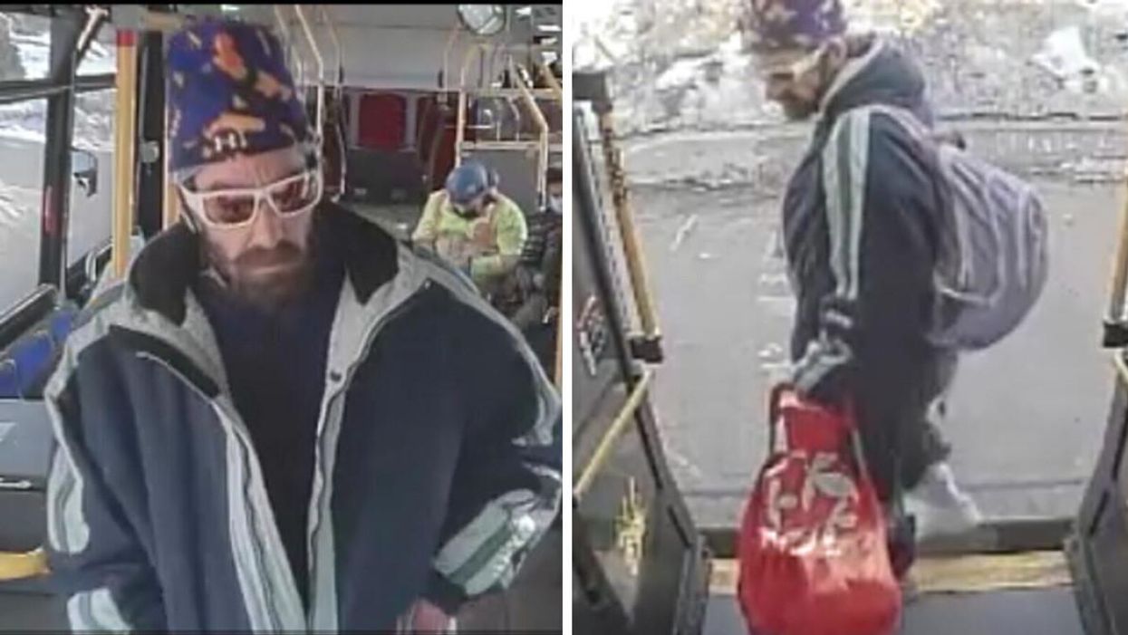 Suspect in hate-motivated onboard a TTC bus last month.