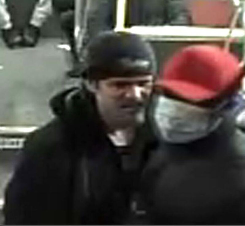 Suspect on TTC bus.