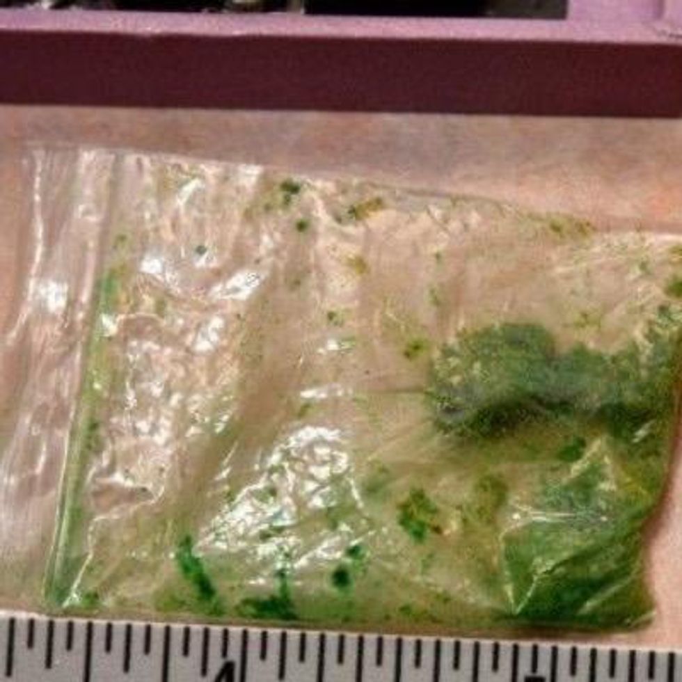 Suspected green fentanyl.
