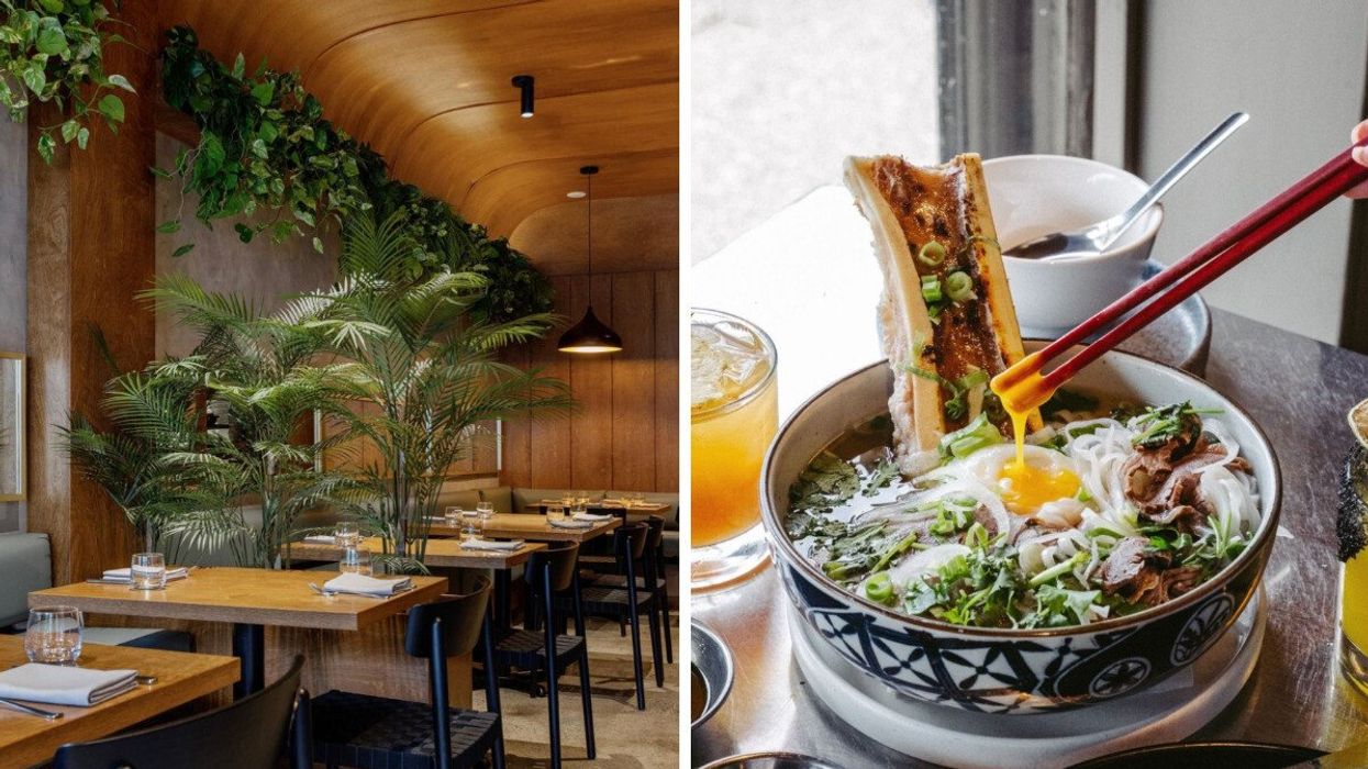 SUYO restaurant in Vancouver. Right: Lunch Lady in Vancouver.