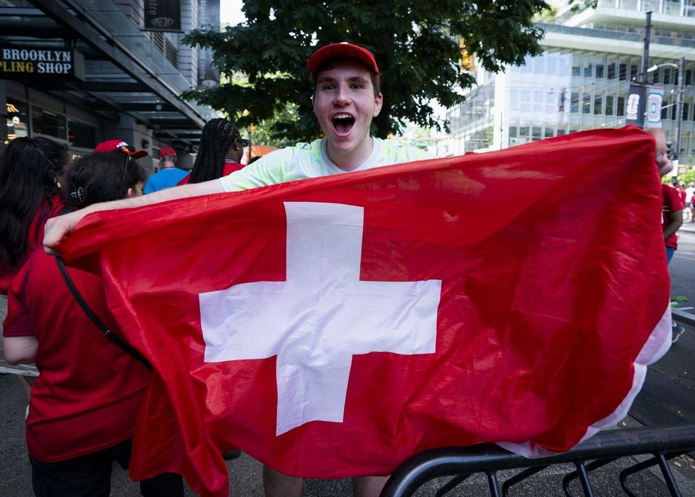 Switzerland leaves Canada fans red, white and blue