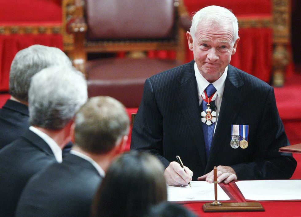 Symbols in the GG's installation ceremony