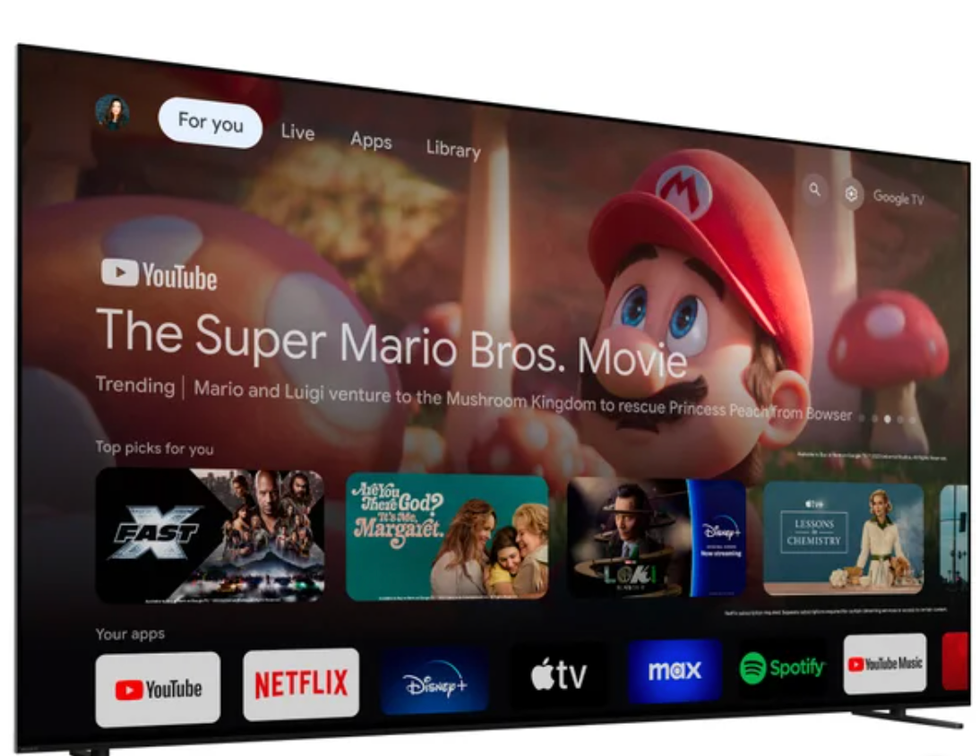 T\u00e9l\u00e9viseur OLED 4K 65 po de Sony sur le site du Costco.