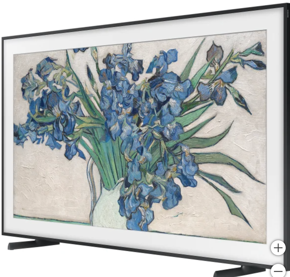 T\u00e9l\u00e9viseur Samsung The Frame 65 po sur le site du Costco.