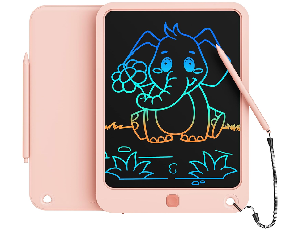 Tablette \u00e0 dessin color\u00e9e.
