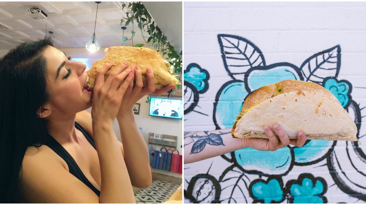 Tacotarian In Las Vegas Is Home To The World's Biggest Vegan Taco