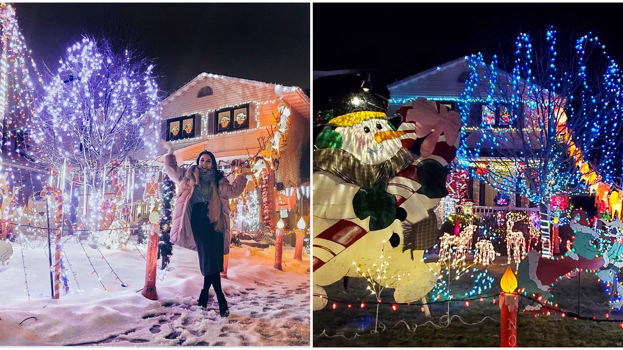 Taffy Lane In Ottawa Has A 13,000 Lights 'Christmas House' That Is Like The North Pole