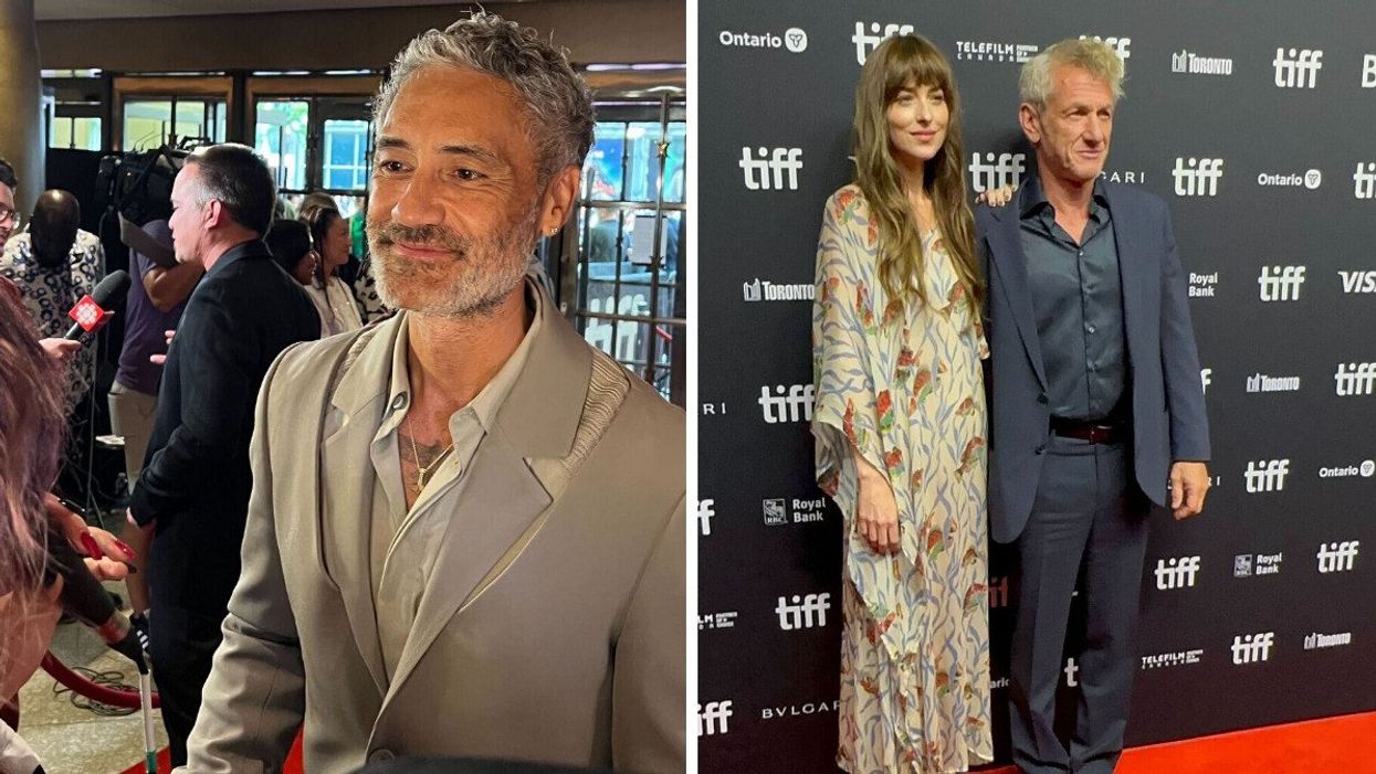 Taika Waititi at the 2023 Toronto International Film Festival. Dakota Johnson and Sean Penn at the 2023 Toronto International Film Festival.
