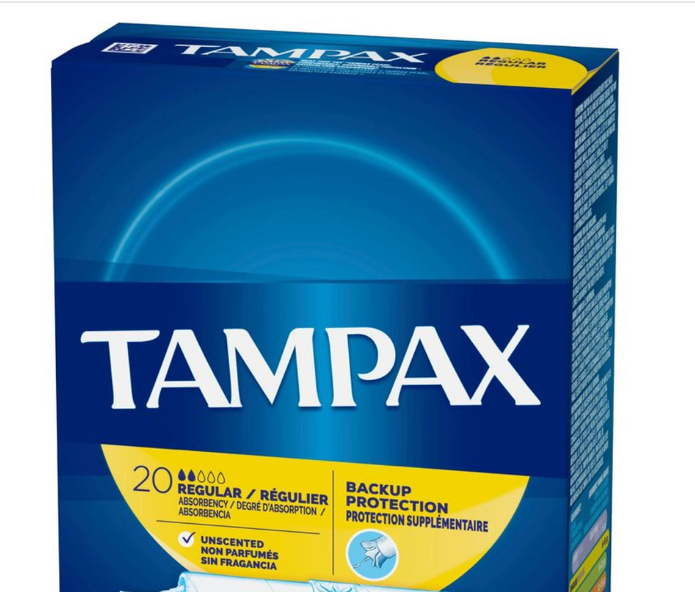 Tampons Tampax.