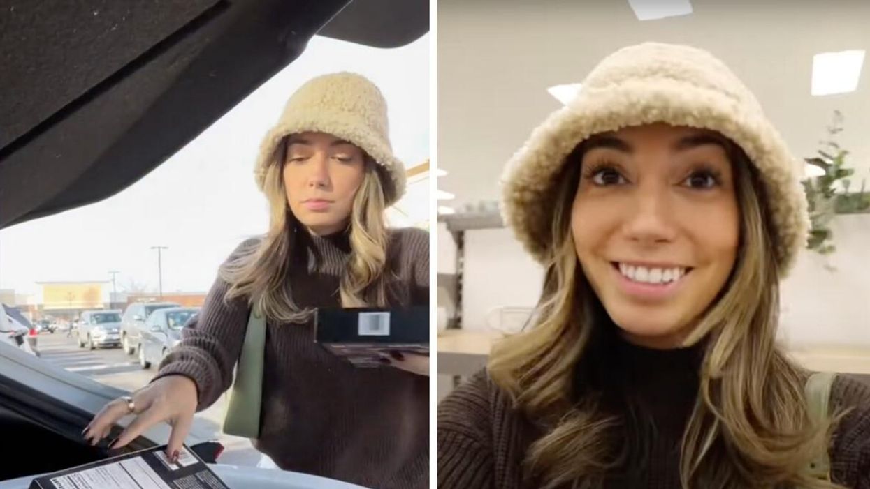 Tara Michelle shopping at Trader Joe's and Target.