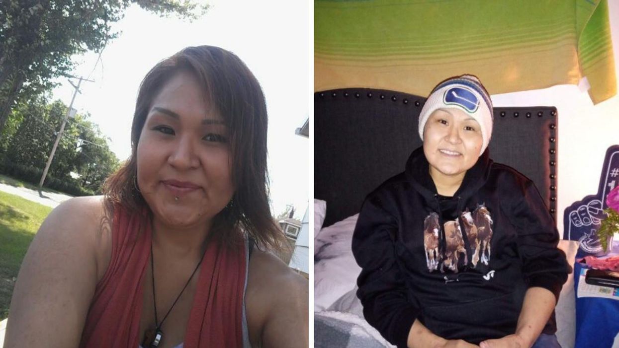 Tara Niptanatiak. Right: Tara Niptanatiak