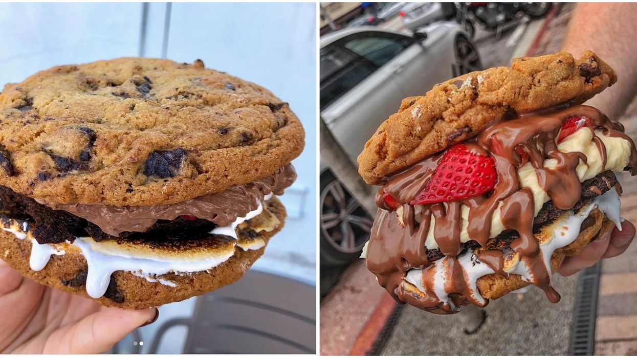 Tasty Beach Cafe Has A Giant Cookie Burger You Need To Try